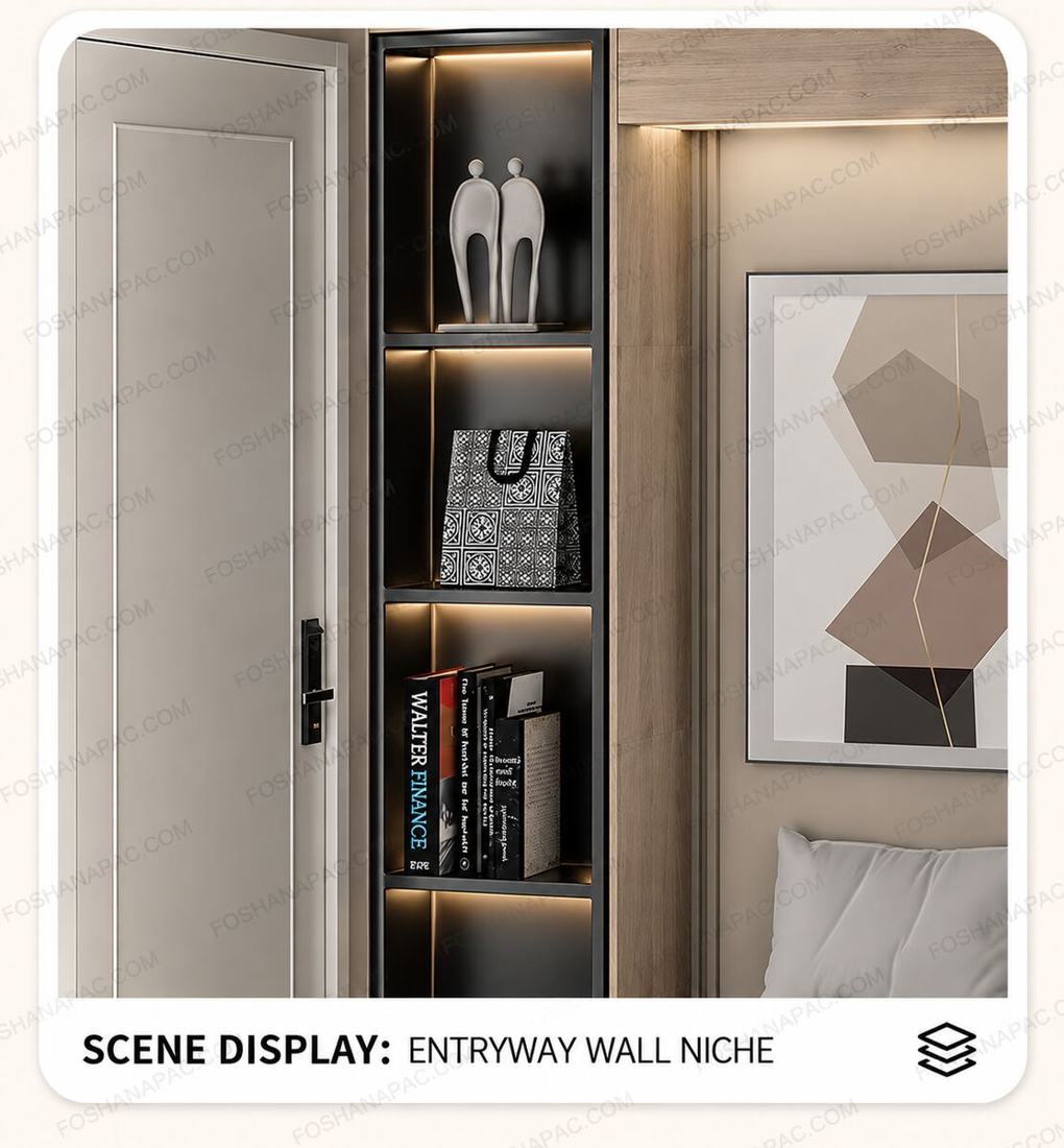 Stainless steel wall niche 6