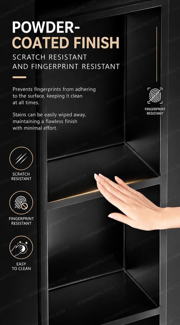 Stainless steel wall niche 12