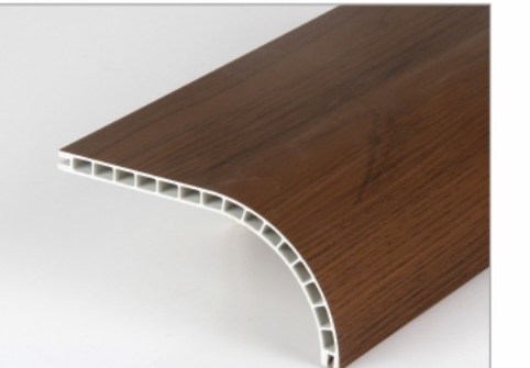 A rolled corner section