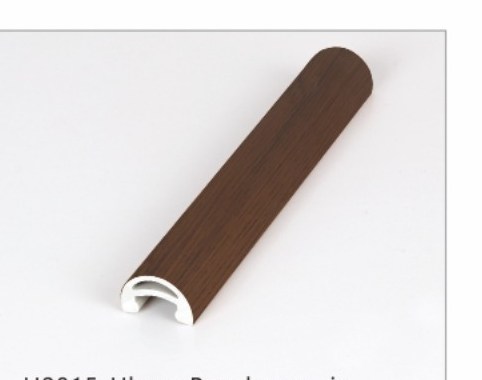 A bullnose edge section