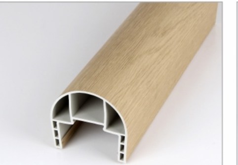 A half-round pilaster section